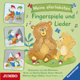 Hörbuch Meine allerliebsten Fingerspiele und Lieder  - Autor Bettina Göschl   - gelesen von Julia Nachtmann