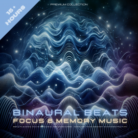 Hörbuch Binaural Beats - Focus And Memory Music - 2 in 1 Bundle  - Autor Binaural Beats Studios Berlin   - gelesen von Binaural Beats Studios Berlin