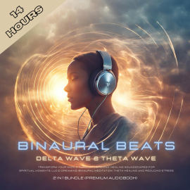 Hörbuch Delta Wave & Theta Wave - Binaural Beats - Sound Healing - 2 in 1 Bundle  - Autor Binaural Beats Studios Berlin   - gelesen von Binaural Beats Studios Berlin