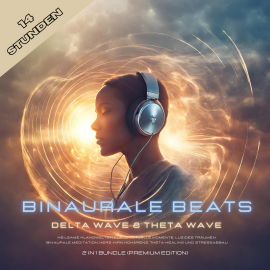 Hörbuch Delta & Theta - Binaurale Beats - Sound Healing - 2 in 1 Bundle  - Autor Binaurale Beats Studios Berlin   - gelesen von Binaurale Beats Studios Berlin