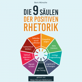 Hörbuch Die 9 Säulen der positiven Rhetorik  - Autor Boris Wünsche   - gelesen von Maja Dörsam-Bellemann