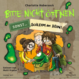 Hörbuch Bitte nicht öffnen, sonst ... 2: Schleim am Bein!  - Autor Charlotte Habersack   - gelesen von Matti Krause