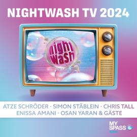 Hörbuch NightWash, NightWash TV 2024  - Autor Chris Tall, Tutty Tran, Laura Brümmer, David Kebekus, Atze Schröder, Ben Schafmeister, Ana Lucia, Maxi Gstettenbauer, Friedrich Hermann, Enissa Amani, Kristina Bogansky, Leila Ladari, Simon Stäblein, Markus Krebs, Jan van Weyde, Osan Yaran, Mirja Regensburg, Herr Schröder, Luisa Charlotta Schulz, Fabio Landert, Miss Allie, Nico Stank, Tony Bauer, Anissa Loucif, Marco Gianni, Maria Clara Groppler   - gelesen von Schauspielergruppe