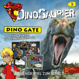 Hörbuch Folge 3: Dino-Alarm in der High School (Das Hörspiel zum Comic)  - Autor Christian Hector   - gelesen von Schauspielergruppe