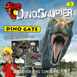 Hörbuch Folge 3: Dino-Alarm in der High School  - Autor Christian Hector   - gelesen von Schauspielergruppe