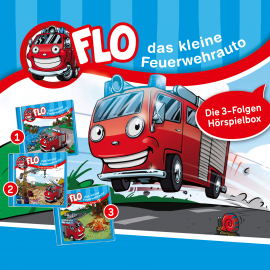 Hörbuch Flo, das kleine Feuerwehrauto (Folgen 1 - 3)  - Autor Christian Mörken   - gelesen von Schauspielergruppe