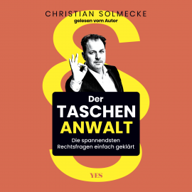 Hörbuch Der Taschenanwalt  - Autor Christian Solmecke   - gelesen von Christian Solmecke