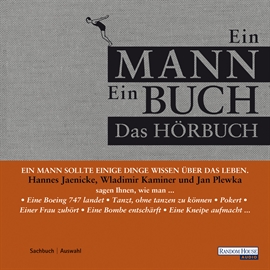 Hörbuch Ein Mann - Ein Buch  - Autor Christian Zaschke;Eduard Augustin;Philipp Keisenberg   - gelesen von Schauspielergruppe