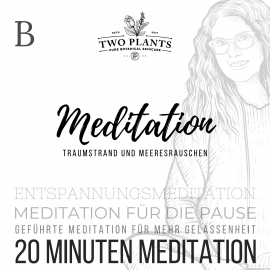 Hörbuch Meditation Traumstrand und Meeresrauschen - Meditation B - 20 Minuten Meditation  - Autor Christiane M. Heyn   - gelesen von Christiane M. Heyn