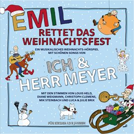 Hörbuch Emil rettet das Weihnachtsfest  - Autor Christoph Clemens;Jens Brix   - gelesen von Schauspielergruppe