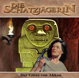 Hörbuch Der Götze von Akkon (Die Schatzjägerin 3)  - Autor Christoph Piasecki   - gelesen von Marion von Stengel