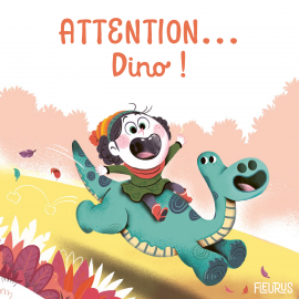 Hörbuch Attention... Dino !  - Autor Coralie Saudo   - gelesen von Schauspielergruppe