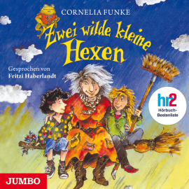 Hörbuch Zwei wilde kleine Hexen  - Autor Cornelia Funke   - gelesen von Fritzi Haberlandt