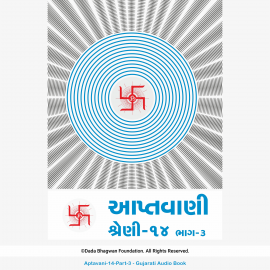 Hörbuch Aptavani-14 Part-3 - Gujarati Audio Book  - Autor Dada Bhagwan   - gelesen von Dada Bhagwan