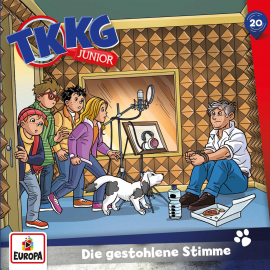 Hörbuch TKKG Junior - Folge 20: Die gestohlene Stimme  - Autor Daniel Welbat  