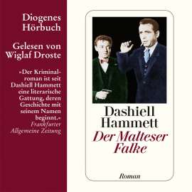 Hörbuch Der Malteser Falke  - Autor Dashiell Hammett   - gelesen von Wiglaf Droste