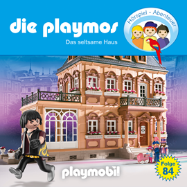 Hörbuch Die Playmos - Das Original Playmobil Hörspiel, Folge 84: Das seltsame Haus  - Autor David Bredel, Florian Fickel   - gelesen von Schauspielergruppe