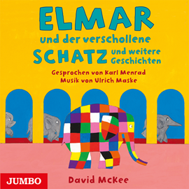 Hörbuch Elmar und der verschollene Schatz und weitere Geschichten  - Autor David McKee   - gelesen von Karl Menrad