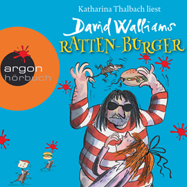 Hörbuch Ratten-Burger  - Autor David Walliams   - gelesen von Katharina Thalbach