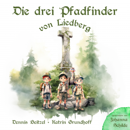 Hörbuch Die drei Pfadfinder von Liedberg  - Autor Dennis Beitzel   - gelesen von Johanna Schilde