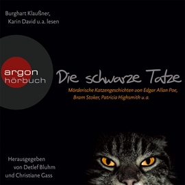 Hörbuch Die schwarze Tatze 1 - Mörderische Katzengeschichten  - Autor Detlef Bluhm   - gelesen von Burghart Klaußner