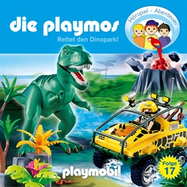 Hörbuch Rettet den Dinopark! (Die Playmos 17)  - Autor Simon X. Rost;Florian Fickel   - gelesen von Schauspielergruppe