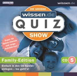 Hörbuch Die große wissen.de Quizshow - Familienquiz Vol. 5  - Autor Diverse   - gelesen von Jürgen Karney