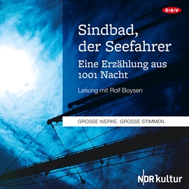 Hörbuch Sindbad, der Seefahrer. Eine Erzählung aus 1001 Nacht  - Autor Diverse   - gelesen von Rolf Boysen