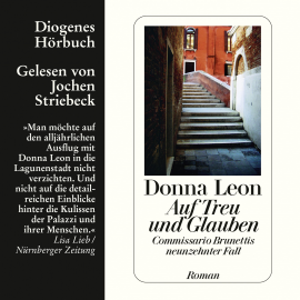 Hörbuch Auf Treu und Glauben  - Autor Donna Leon   - gelesen von Jochen Striebeck