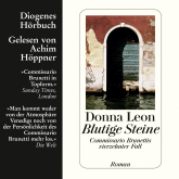 Hörbuch Blutige Steine  - Autor Donna Leon   - gelesen von Achim Höppner
