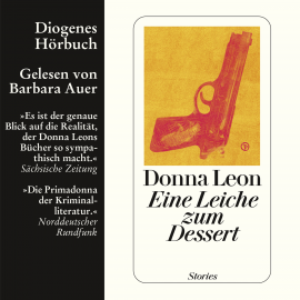 Hörbuch Eine Leiche zum Dessert  - Autor Donna Leon   - gelesen von Barbara Auer
