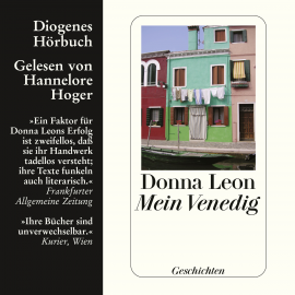 Hörbuch Mein Venedig  - Autor Donna Leon   - gelesen von Hannelore Hoger