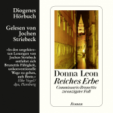 Hörbuch Reiches Erbe  - Autor Donna Leon   - gelesen von Jochen Striebeck