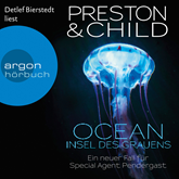 Hörbuch OCEAN - Insel des Grauens  - Autor Douglas Preston;Lincoln Child   - gelesen von Detlef Bierstedt