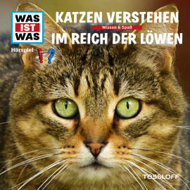 Hörbuch WAS IST WAS Hörspiel: Katzen verstehen/ Im Reich der Löwen  - Autor Dr. Manfred Baur   - gelesen von Schauspielergruppe