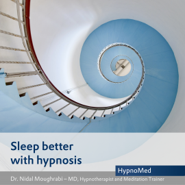Hörbuch Sleep better with hypnosis  - Autor Dr. Nidal Moughrabi   - gelesen von Dr. Nidal Moughrabi