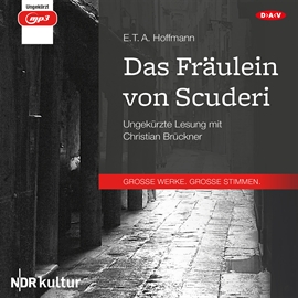 Hörbuch Das Fräulein von Scuderi  - Autor E.T.A. Hoffmann   - gelesen von Christian Brückner