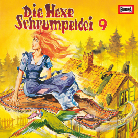 Hörbuch Folge 09: Die Hexe Schrumpeldei und der fliegende Teppich  - Autor Eberhard Alexander-Burgh   - gelesen von Die Hexe Schrumpeldei.