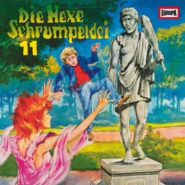 Hörbuch Folge 11: Die Hexe Schrumpeldei und der starke Lukas  - Autor Eberhard Alexander-Burgh   - gelesen von Die Hexe Schrumpeldei.