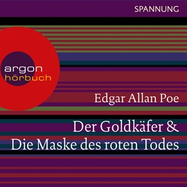 Hörbuch Der Goldkäfer / Die Maske des roten Todes  - Autor Edgar Allan Poe   - gelesen von Joachim Schönfeld