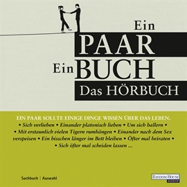 Hörbuch Ein Paar - Ein Buch  - Autor Eduard Augustin;Philipp Keisenberg;Christian Zaschke   - gelesen von Schauspielergruppe