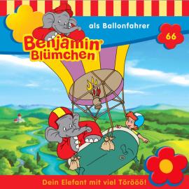 Hörbuch Benjamin Blümchen, Folge 66: Benjamin als Ballonfahrer  - Autor Elfie Donnelly, Ulli Herzog   - gelesen von Schauspielergruppe