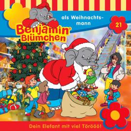 Hörbuch Benjamin Blümchen, Folge 21: Benjamin als Weihnachtsmann  - Autor Elfie Donnelly   - gelesen von Schauspielergruppe