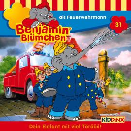 Hörbuch Benjamin Blümchen, Folge 31: Benjamin als Feuerwehrmann  - Autor Elfie Donnelly   - gelesen von Schauspielergruppe