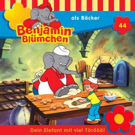 Hörbuch Benjamin Blümchen, Folge 44: Benjamin als Bäcker  - Autor Elfie Donnelly   - gelesen von Schauspielergruppe