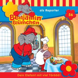 Hörbuch Benjamin Blümchen, Folge 56: Benjamin als Reporter  - Autor Elfie Donnelly   - gelesen von Schauspielergruppe