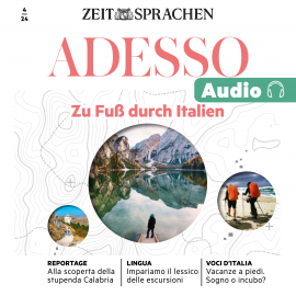 Hörbuch Italienisch lernen Audio – Zu Fuß durch Italien  - Autor Eliana Giuratrabocchetti   - gelesen von Marco Montemarano