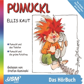 Hörbuch Pumuckl und das Telefon / Pumuckl und die grüne Putzfrau (Pumuckl 4)  - Autor Ellis Kaut   - gelesen von Stefan Kaminski