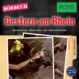 Hörbuch PONS Hörkrimi Deutsch: Gestern am Rhein  - Autor Emily Slocum   - gelesen von Benedict Walesch