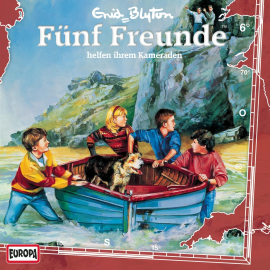 Hörbuch Folge 06: Fünf Freunde helfen ihrem Kameraden  - Autor Enid Blyton   - gelesen von Fünf Freunde.